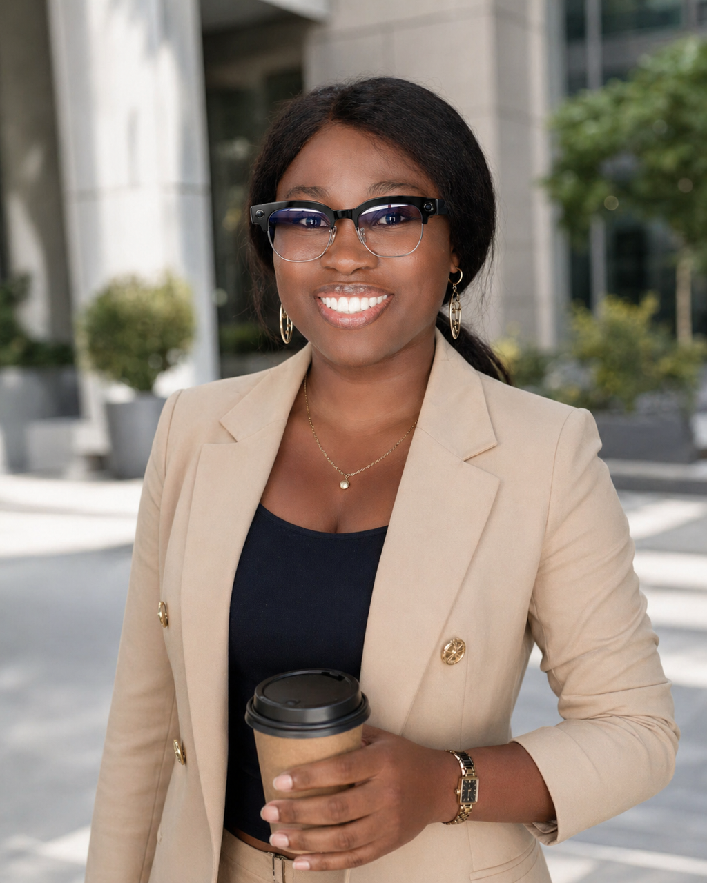 AI Smart Camera Glasses with Wi-Fi, Bluetooth Calls & AI Translation