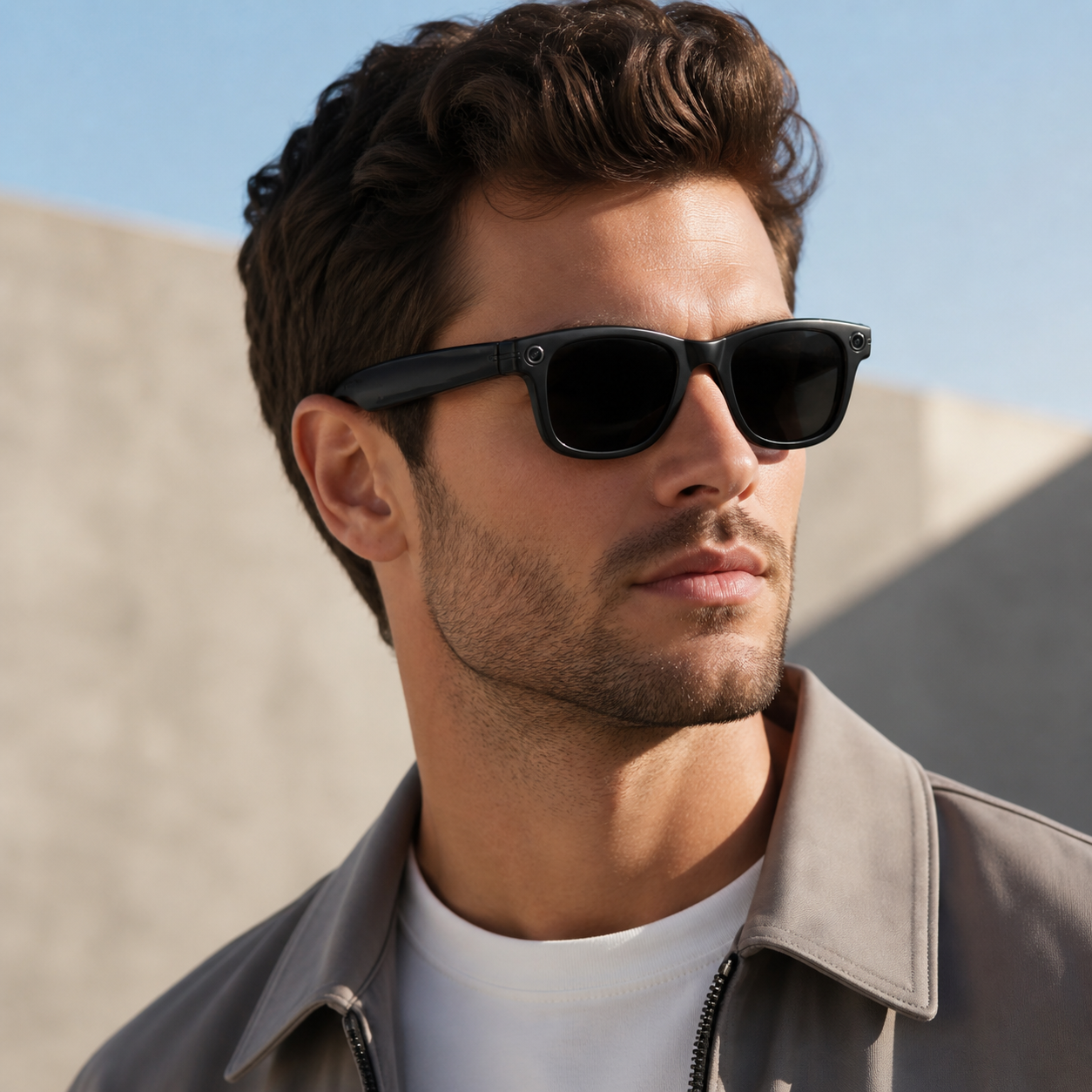 AI Camera Smart Glasses with Bluetooth, Wi-Fi, AI Translation & Voice Assistant